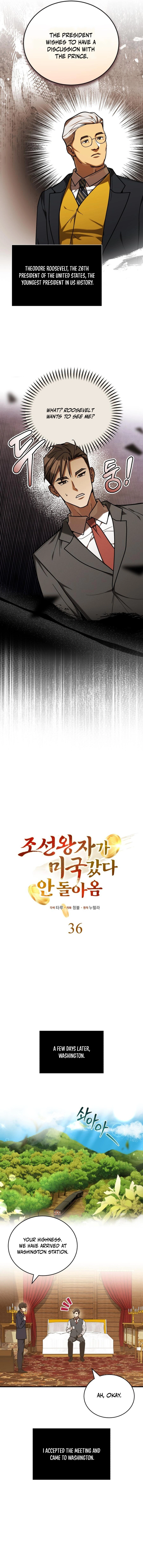 The Joseon prince went to America and didn't return Chapter 36 2